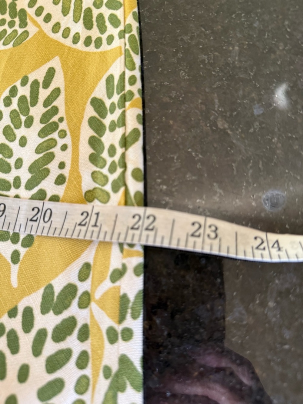 NWT Zara Green /Yellow Linen Blend Leaf Print Backless Halter Midi Dress Size XL - Picture 10 of 14